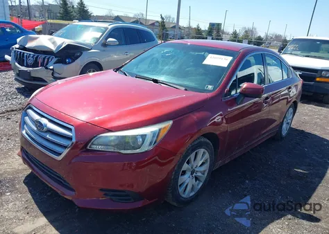 2015 Subaru Legacy 2.5I Premium from USA, damaged, VIN 4S3BNAC60F3009272